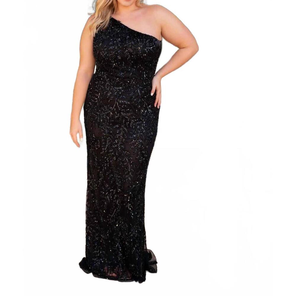 NEW PRIMAVERA couture prom dress in black
